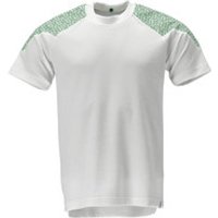 20082-933 T-Shirt, Kurzarm, weiß/grasgrün, 3XL Bild 2