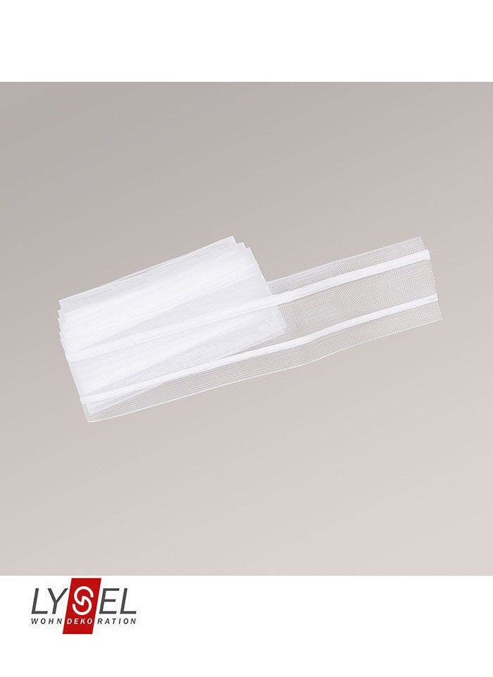 LYSEL® Gardinenbefestigungen Ersatzteile Faltenband Raffverhältnis 1:2,5, (1-St), L 5m Bild 2