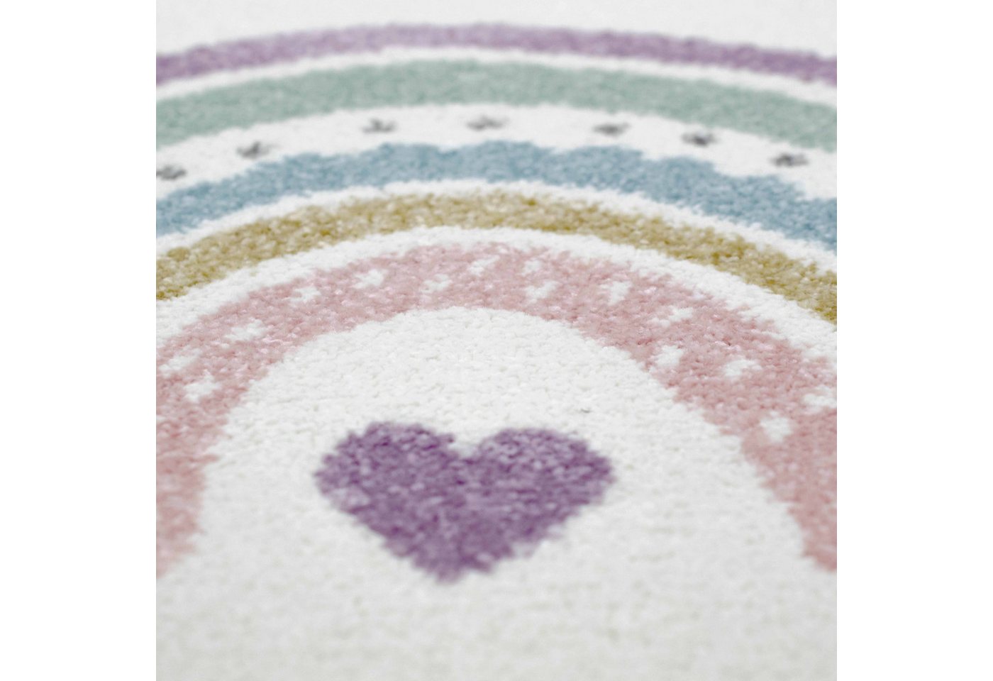 Carpetia Kinderteppich Verspieltes Motivdesign, rechteckig, Höhe: 13 mm, pflegeleicht, strapazierfähig, handgearbeiteter Konturenschnitt Bild 5