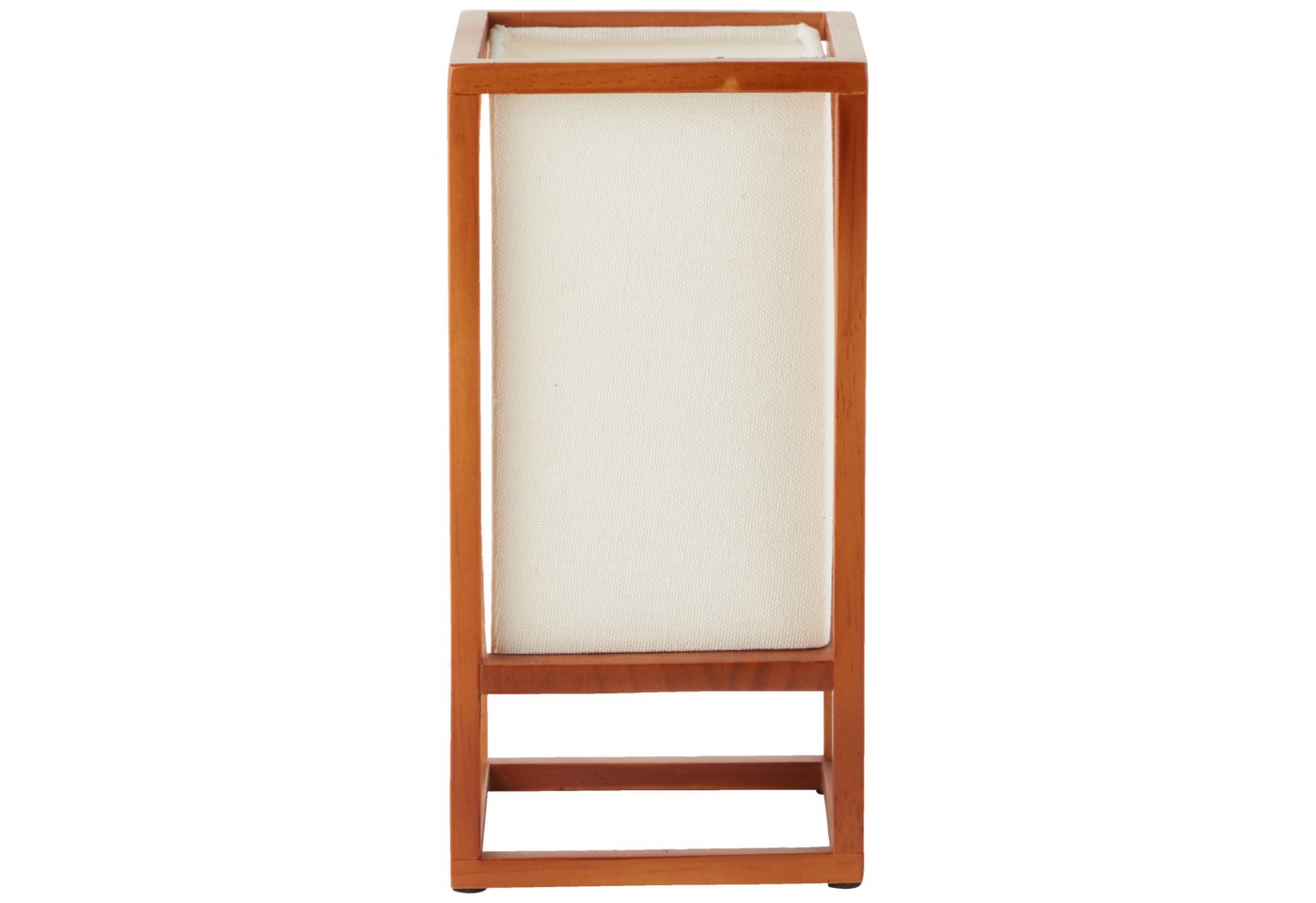 Lightbox Tischleuchte, ohne Leuchtmittel, Tischlampe, 25 cm, 25 cm Höhe, E14, 40 W, Holz/Stoff, naturfarben/weiß Bild 3