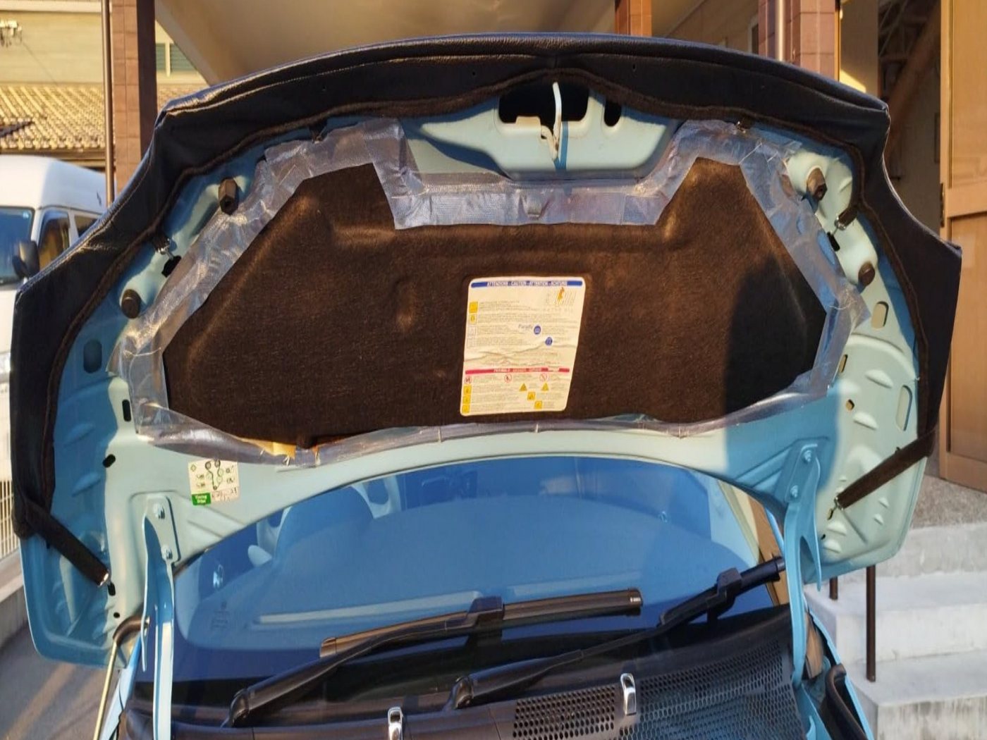 auto-bra Autoplane Steinschlagschutz kompatibel mit FIAT 500 2007 Haubenbra Bonnet Bra Bild 2