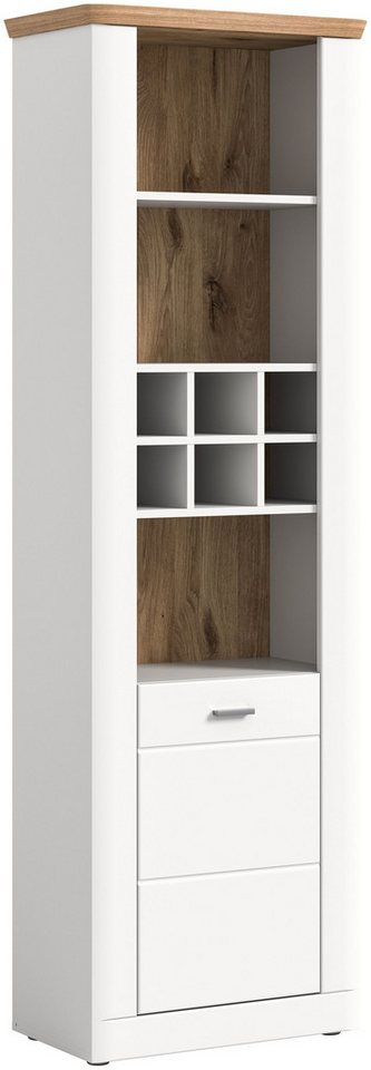 xonox.home Standregal, in weiß matt B/H/T: 65 x 205 x 37 cm Bild 2