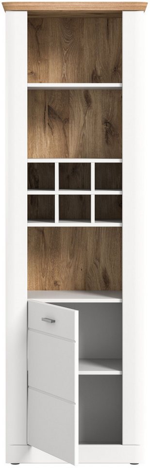 xonox.home Standregal, in weiß matt B/H/T: 65 x 205 x 37 cm Bild 3