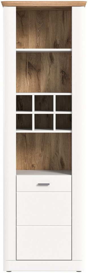 xonox.home Standregal, in weiß matt B/H/T: 65 x 205 x 37 cm Bild 5