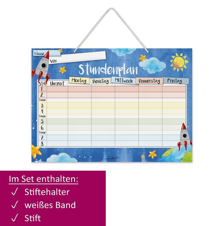 younikat Schülerkalender Stundenplan A4 I Teenager Bild 2