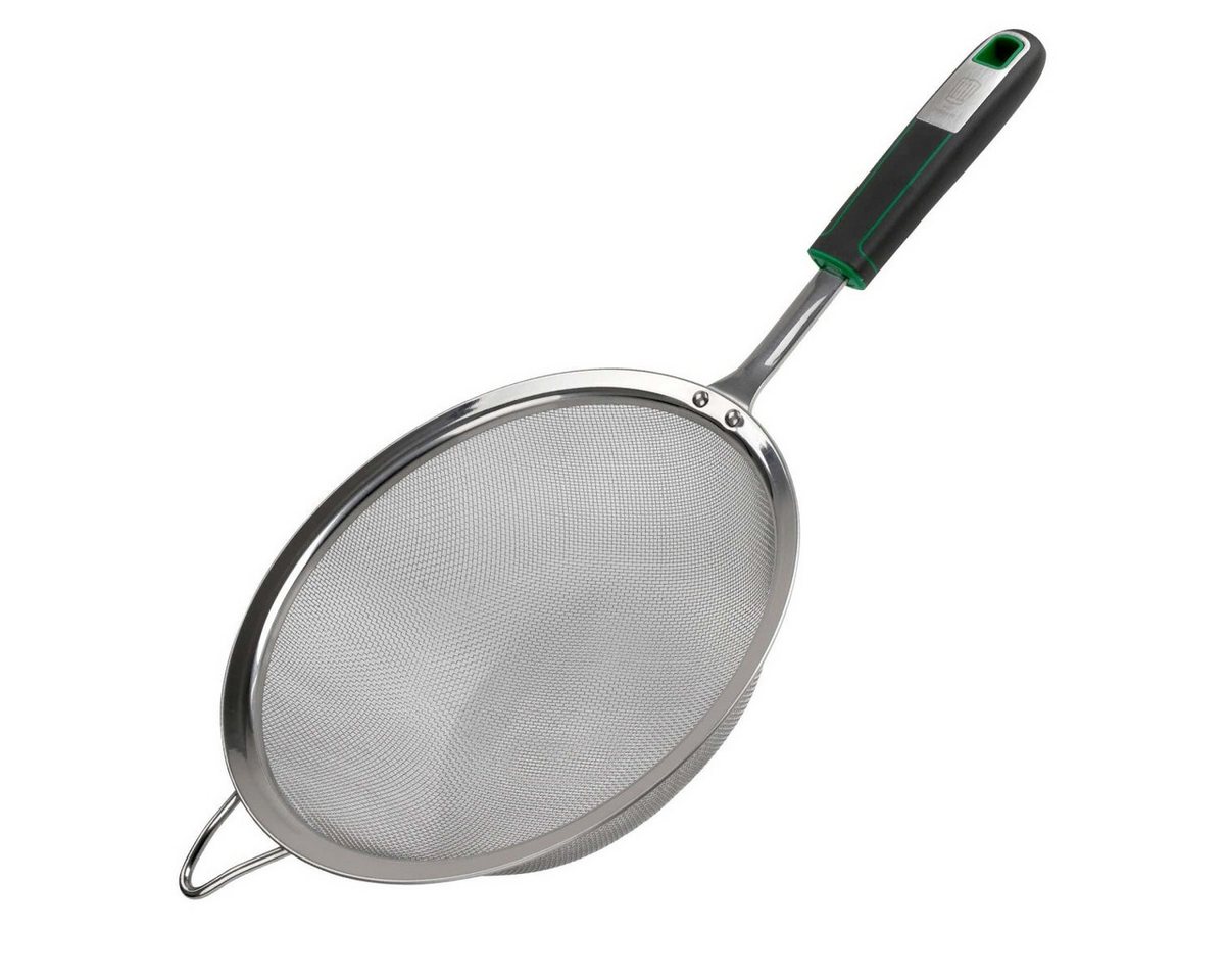 Chefkoch trifft Fackelmann Küchensieb Sieb ø20cm – Perfekt zum Absieben größerer Mengen (Mehl, Zucker & Co)