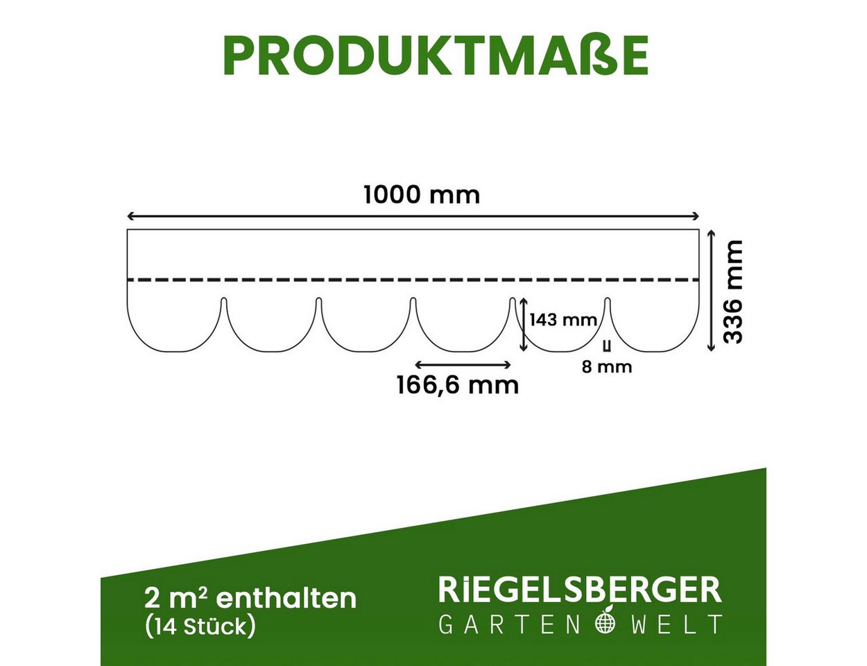Gartenpirat Dachpappe Dachschindeln Biberschwanz 2 m² schwarz Bitumen zur Dacheindeckung