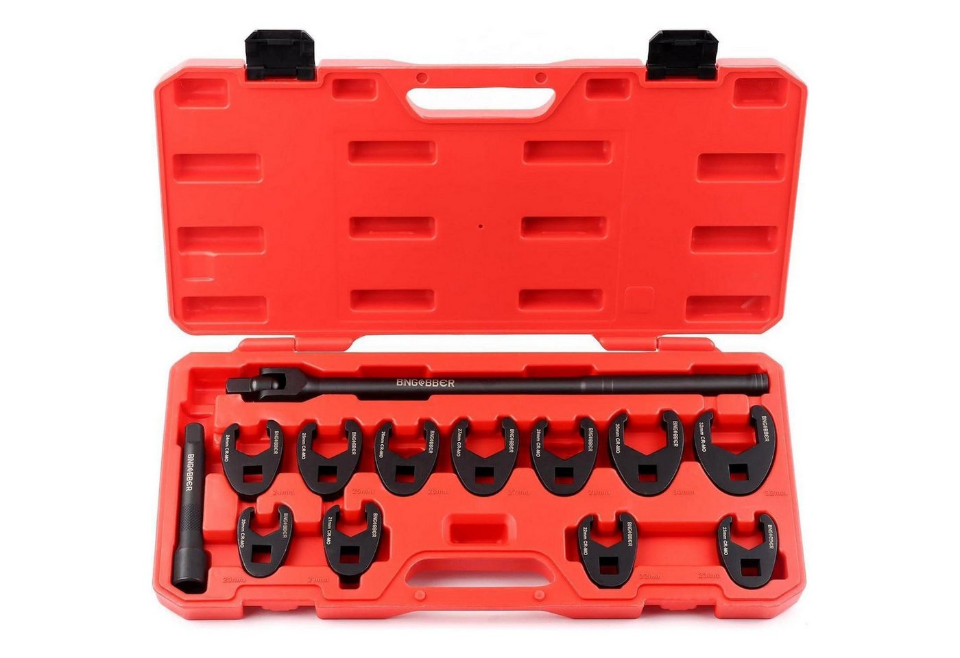 LuxusKollektion Steckschlüssel Hahnenfußschlüssel Satz 13tlg Halbzoll Vierkantantrieb 20-32mm Bild 5