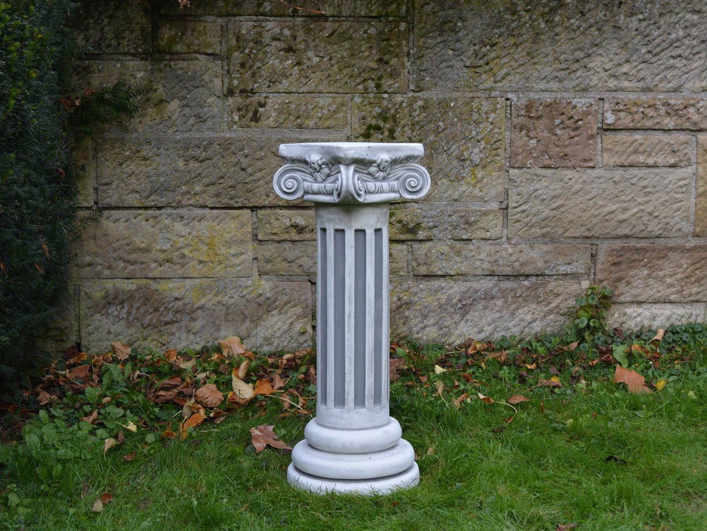 gartendekoparadies.de Gartensockel Griechische Säule, Steinsockel, H. 75 cm, G. 48 kg, Frostsicher Bild 2