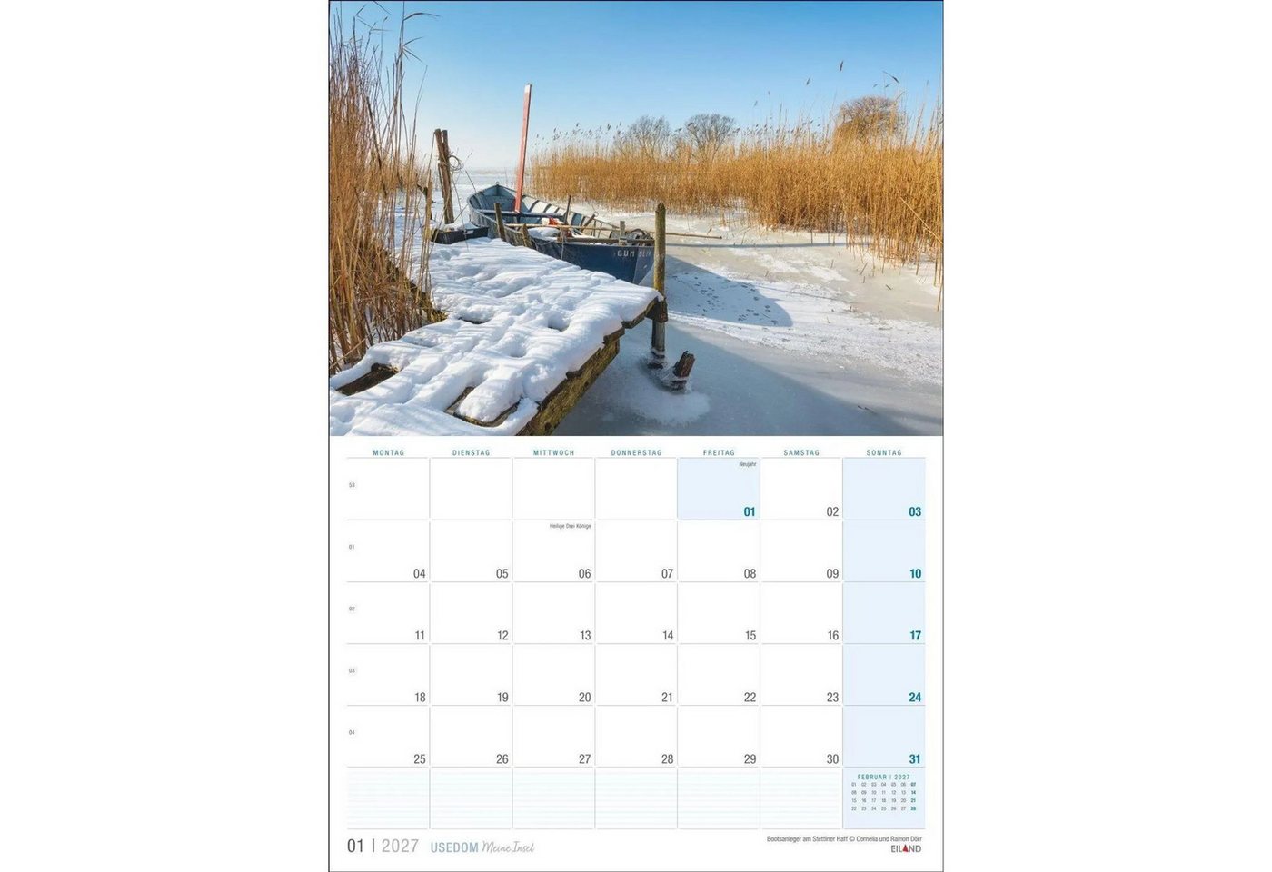 Wandkalender Usedom ...meine Insel Kalender 2027