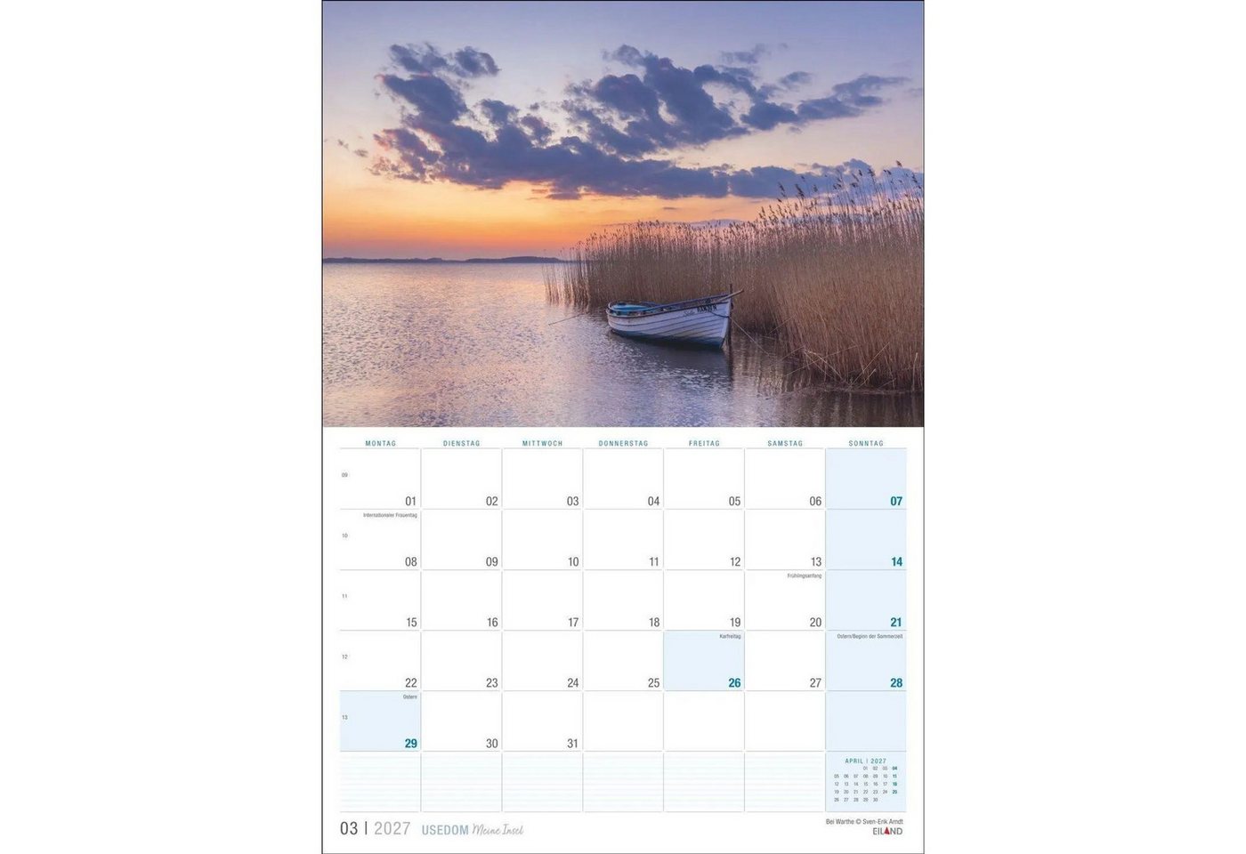 Wandkalender Usedom ...meine Insel Kalender 2027 Bild 3