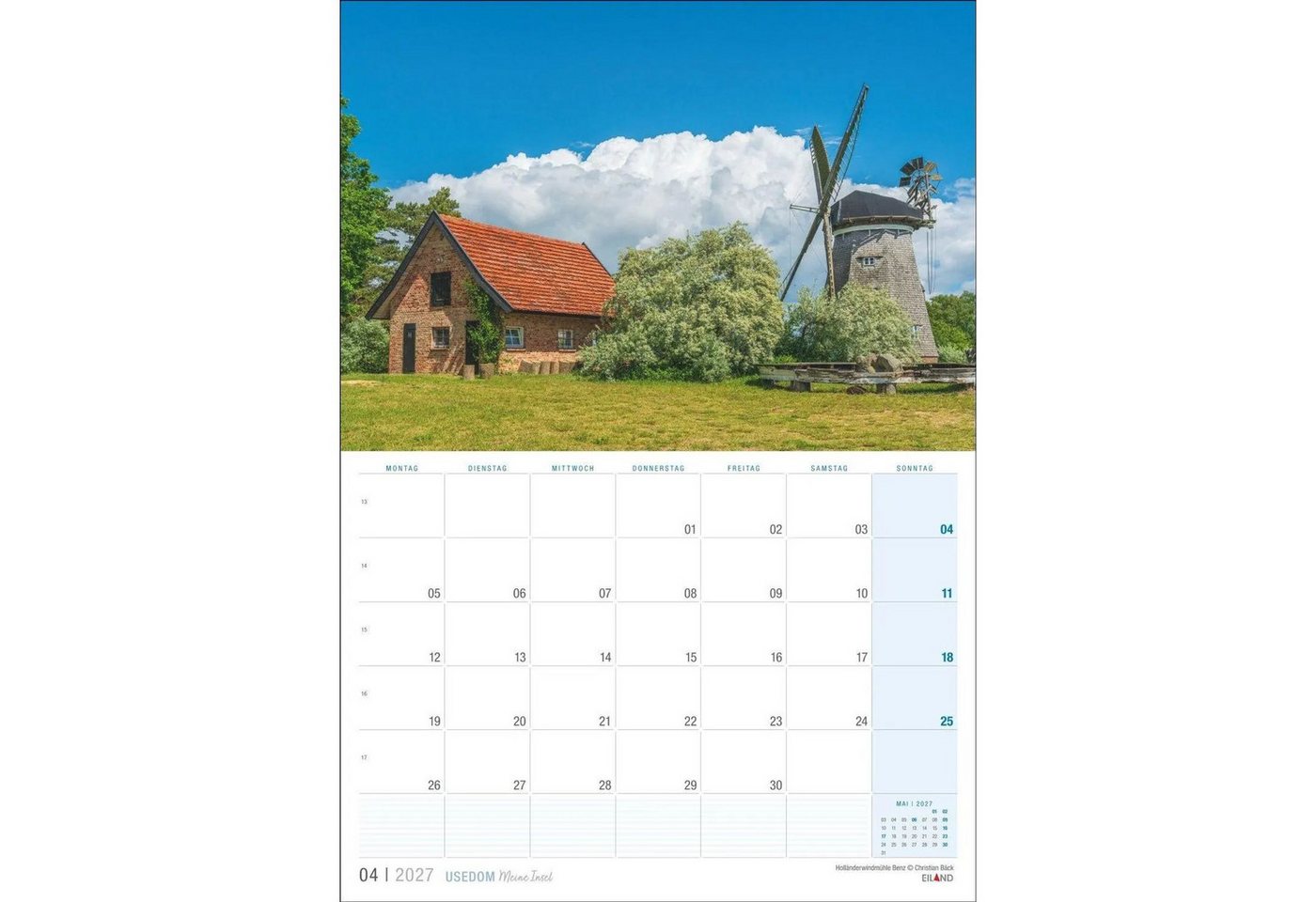 Wandkalender Usedom ...meine Insel Kalender 2027 Bild 5