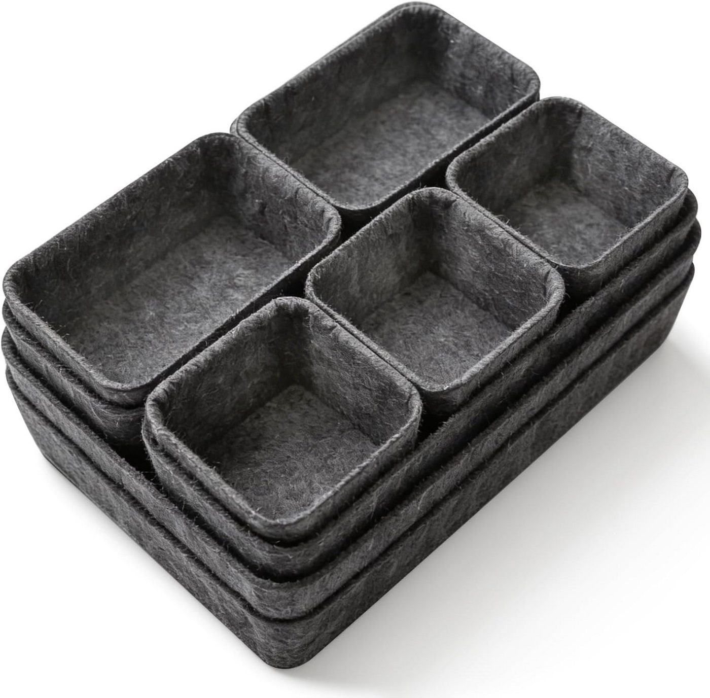 FELIXLEO Küchenorganizer-Set 8er Schubladen Organizer Set Filz 4 Größen Küche Büro Socken, (1-tlg) Bild 5