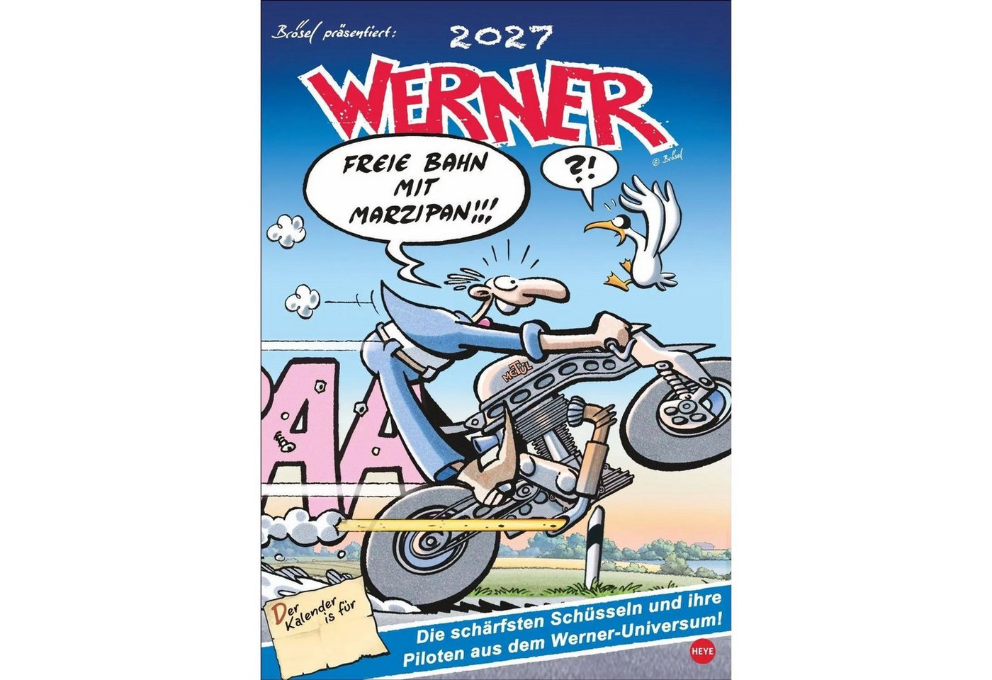 HEYE Wandkalender Werner Kalender 2027 Bild 2