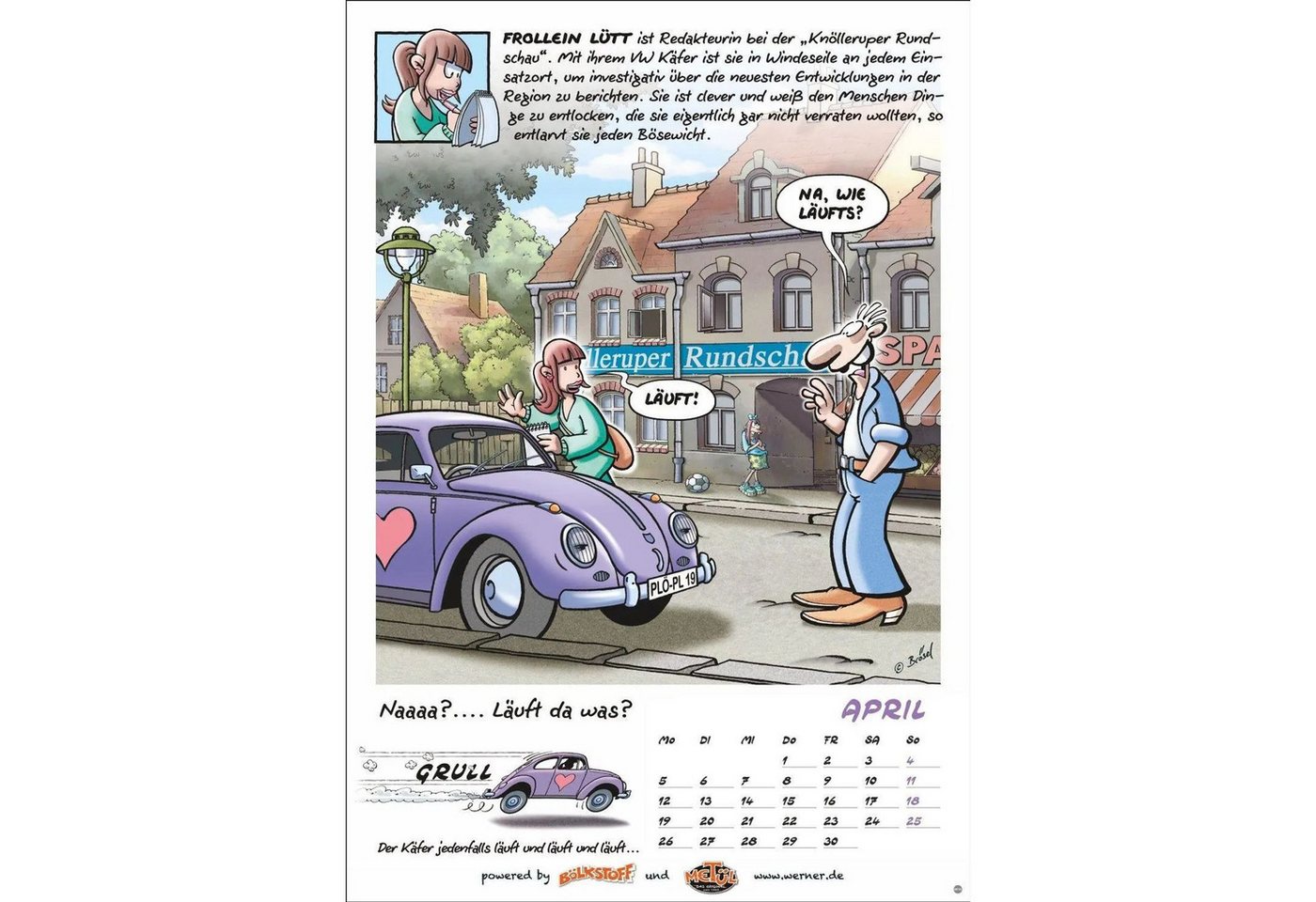 HEYE Wandkalender Werner Kalender 2027 Bild 3