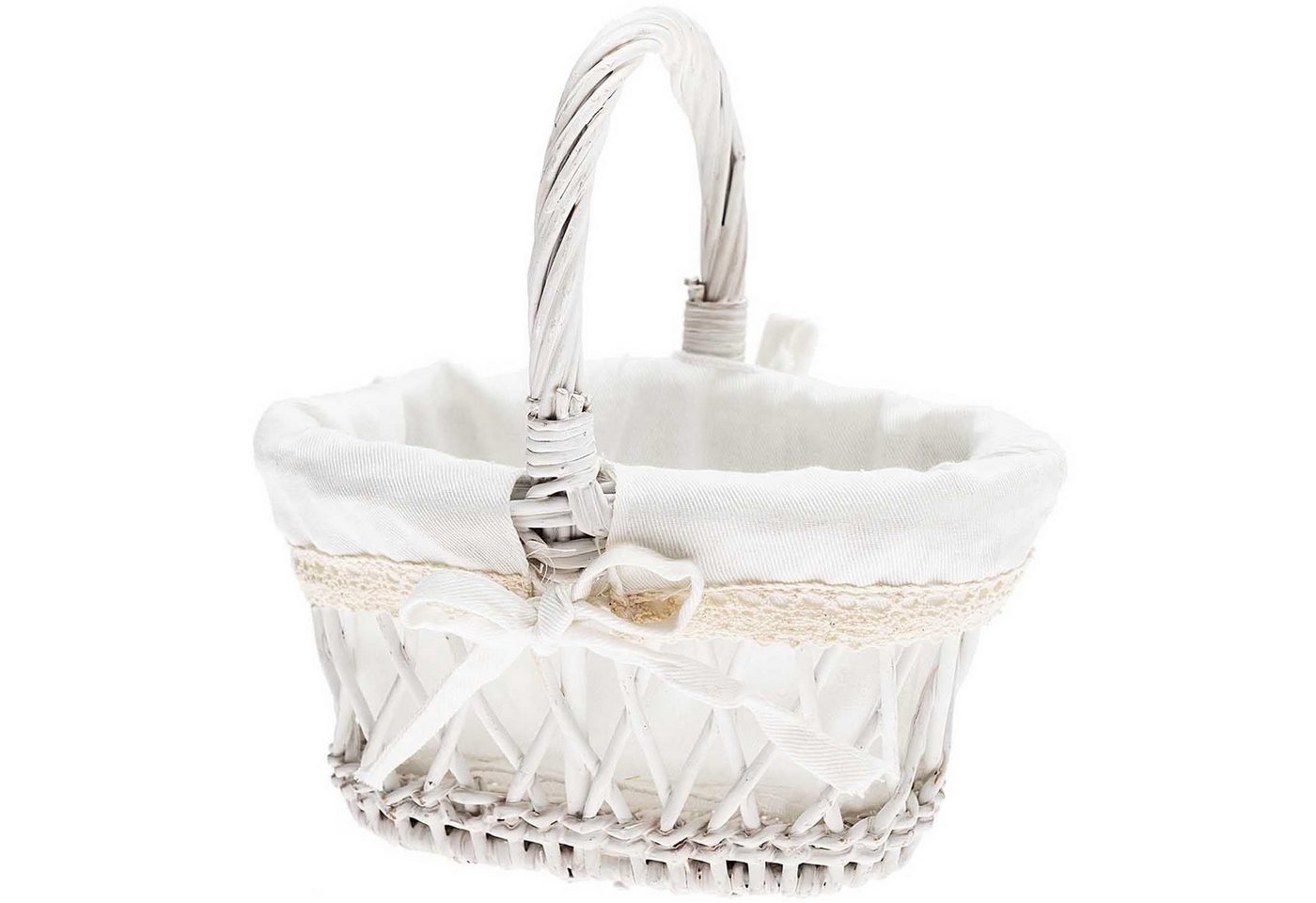Rico Design Geschenkkarte Streukörbchen, Weiß 19cm
