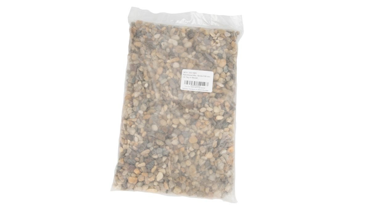 NaDeco Bastelnaturmaterial Naturkiesel Mix, Größe 5-8 mm, mit 1kg im Beutel