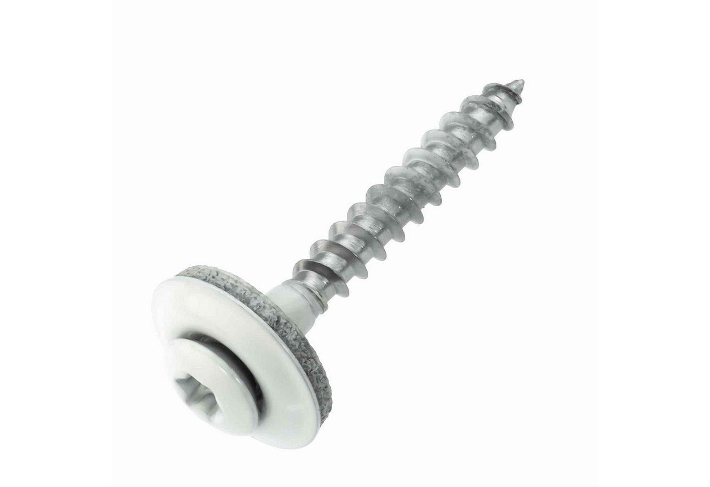 SCREWREBEL Spenglerschraube mit lackiertem Kopf - Edelstahl A2 mit EPDM-Dichtscheibe - TX20, (100 St) Bild 2