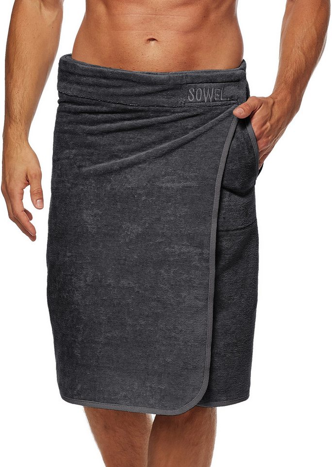 Sowel Saunatuch Saunakilt - Sauna Buddy, 100% Bio-Baumwolle, 60x140 cm Bild 2