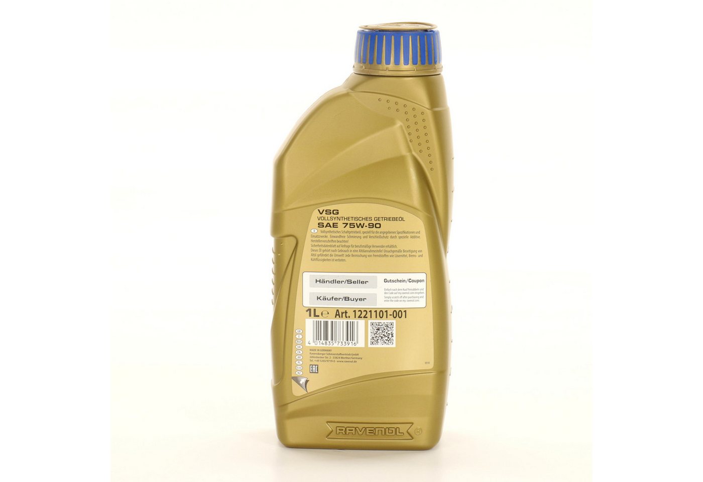 Ravenol Getriebeöl RAVENOL VSG SAE 75W-90 Getriebeöl Schaltgetriebe API GL-4 MIL-L-2105D, (1-tlg) Bild 2