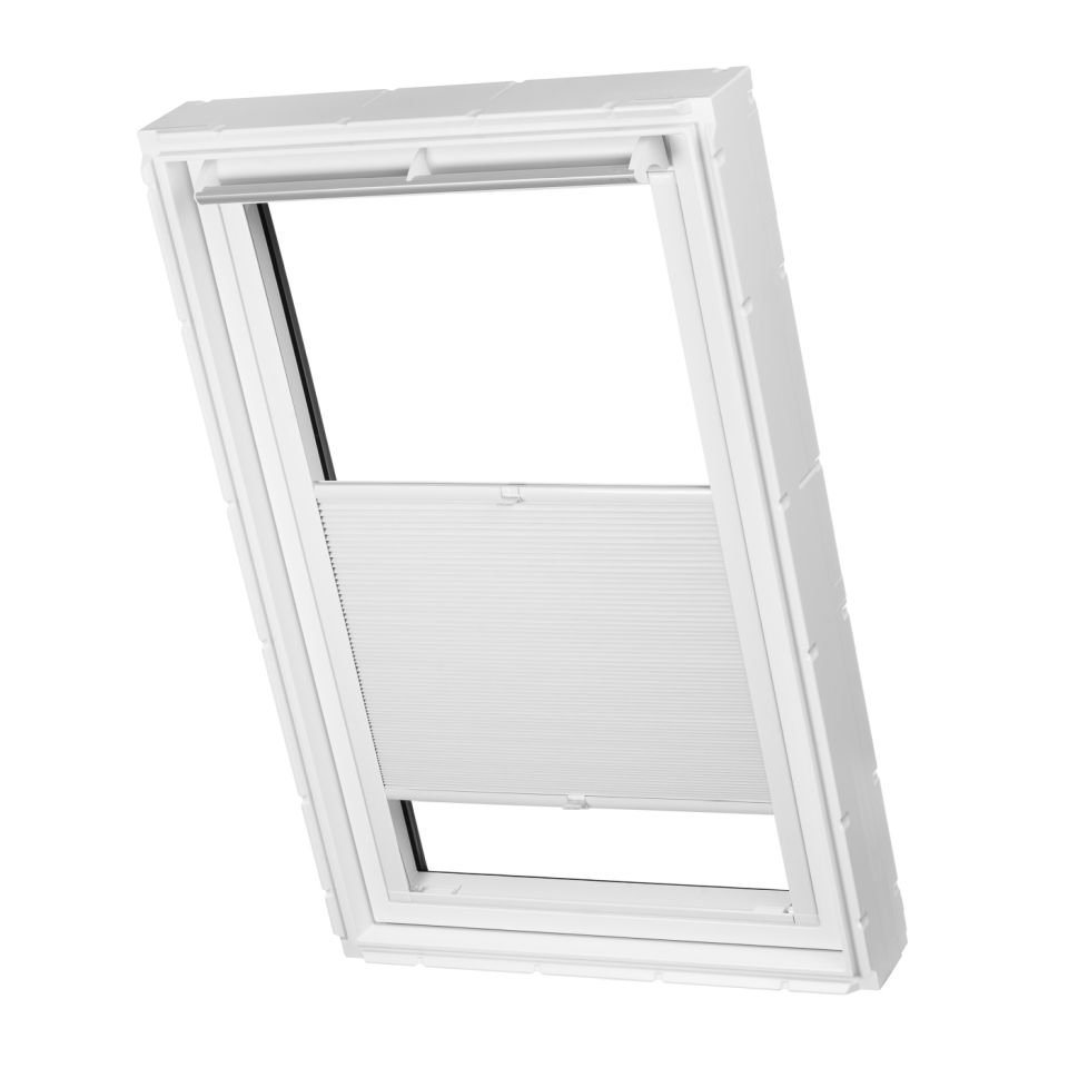 ventanara Dachfensterplissee Dachfenster passend für Velux Fenster Weiß Verdunkelung M06 Bild 3