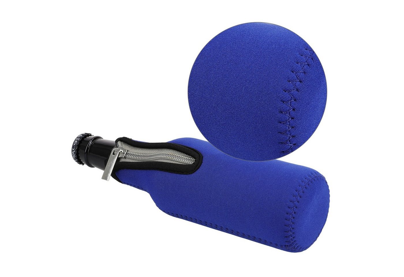 kwmobile Outdoor-Flaschenkühler 2x 330ml Flasche Flaschenkühler, für Bier und andere Getränke - aus isoliertem Neopren - Kühler Bild 2