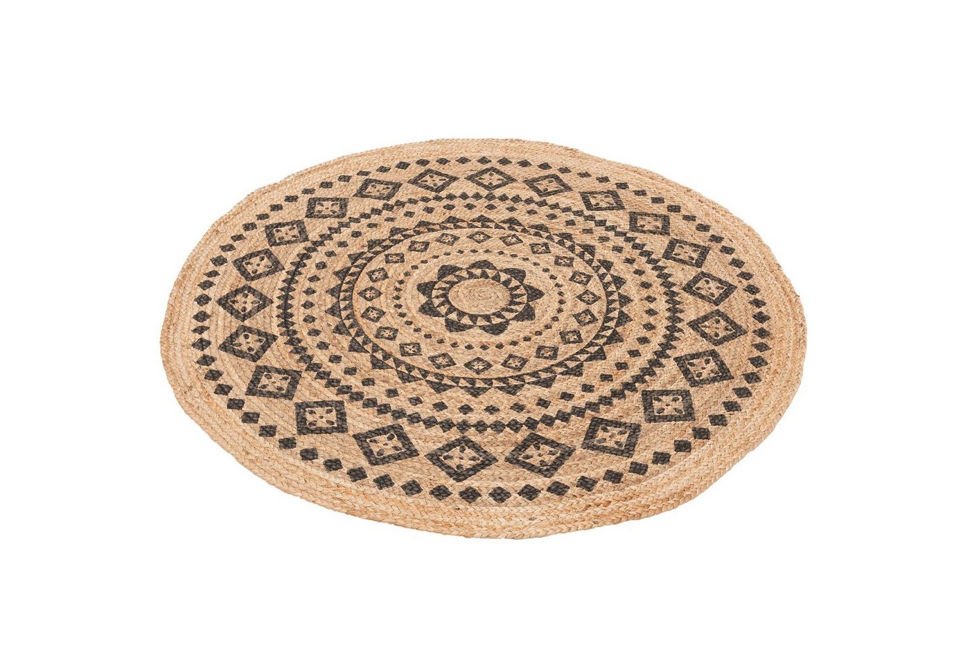 Pergamon Sisalteppich Handgefertigt Jute Teppich Nele Ethno Rund, Rund, Höhe: 4 mm Bild 3