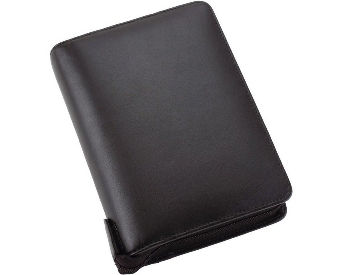 BIND Terminplaner Systemplaner Manager A6 Nappaleder 1 Woche/2 Seiten schwarz 2026 Bild 2