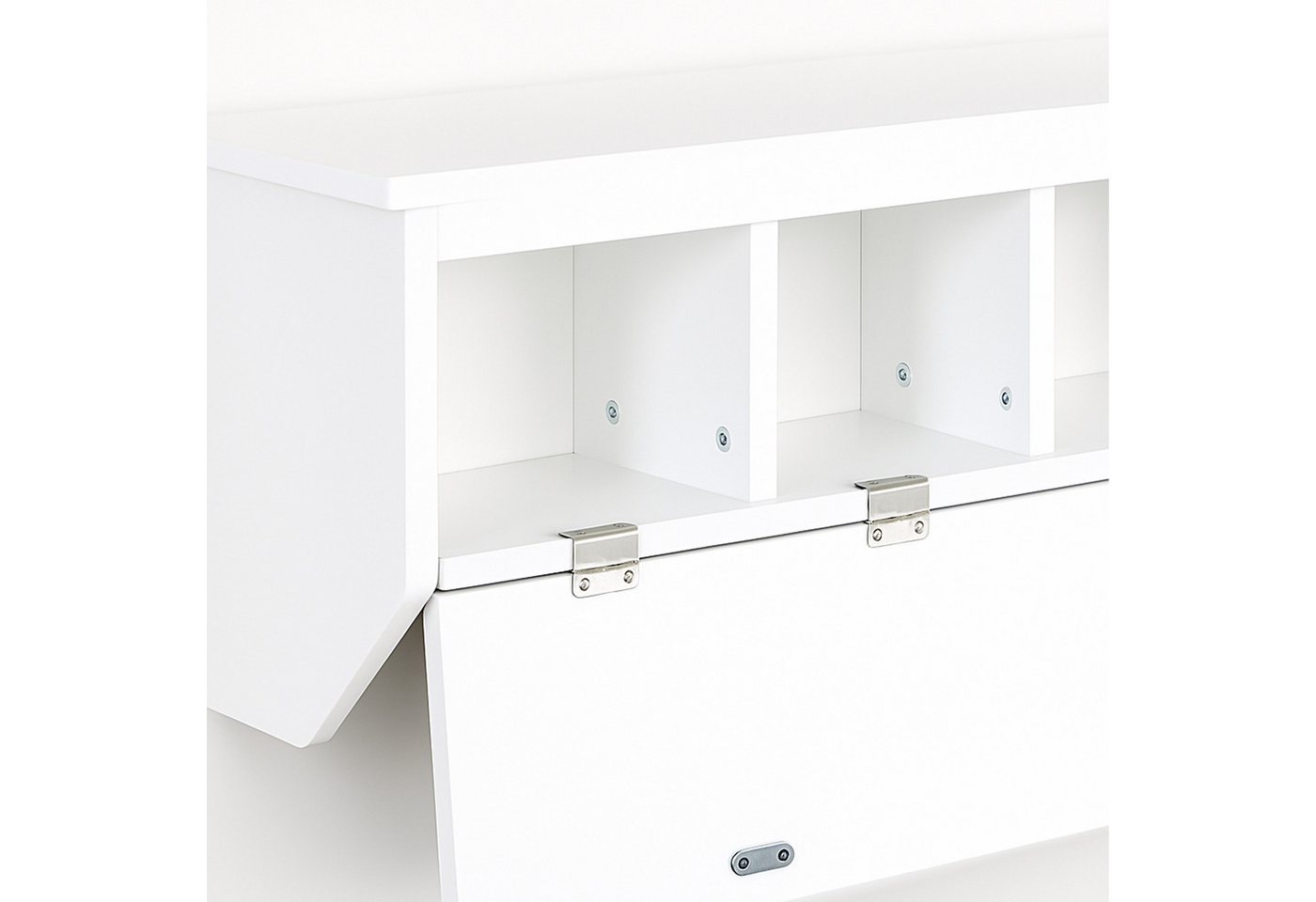 relaxdays Wandgarderobe 5 Haken mit Stauraum (1 St) Bild 4