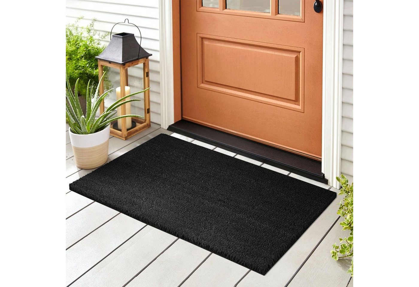 Floordirekt Fußmatte Kokosmatte, Sauberlaufmatte erhältlich in verschiedenen Größen, rechteckig, Stärke: 17 mm