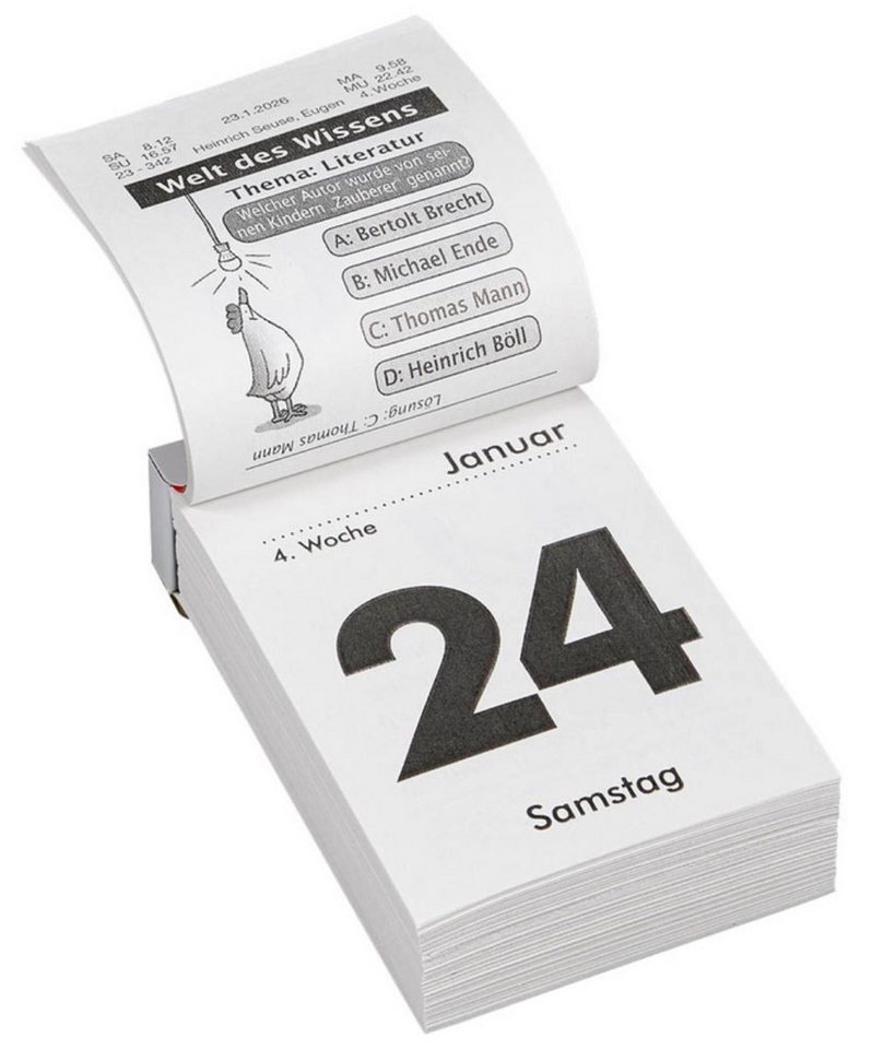 Herlitz Abreißkalender Wandkalender 2027 Gr.3 (5,5 x 8cm) - 1tlg Bild 2