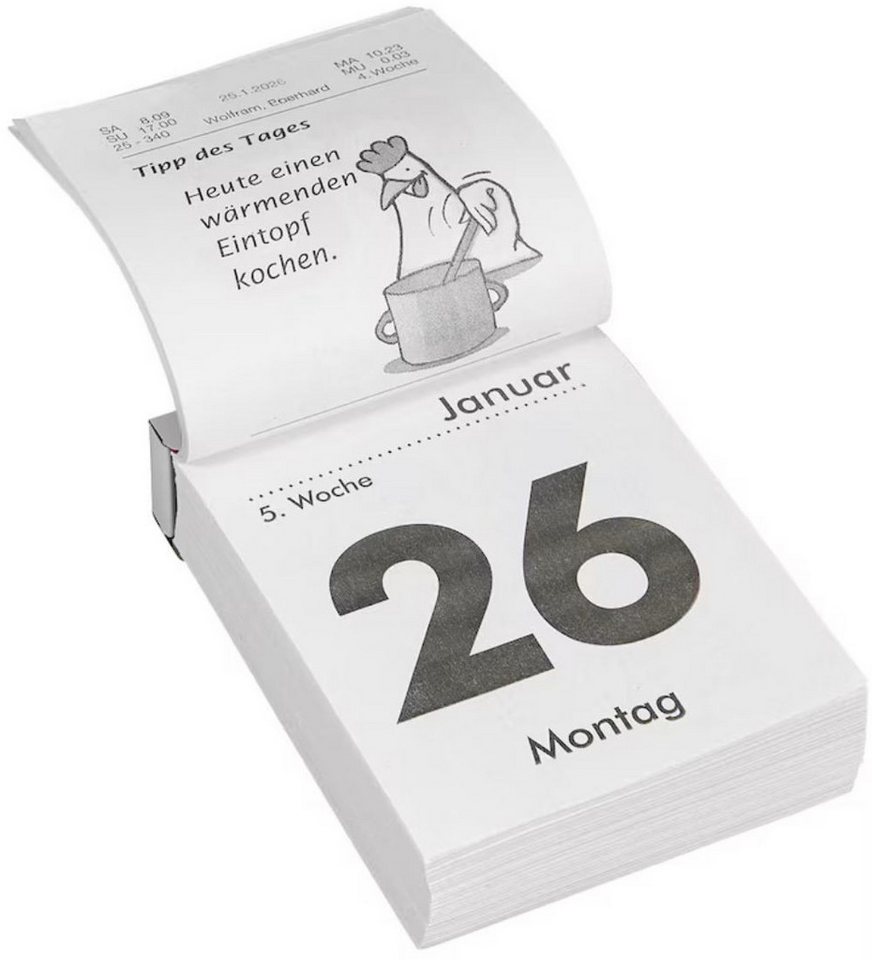 Herlitz Abreißkalender Wandkalender 2027 Gr.3 (5,5 x 8cm) - 1tlg Bild 3