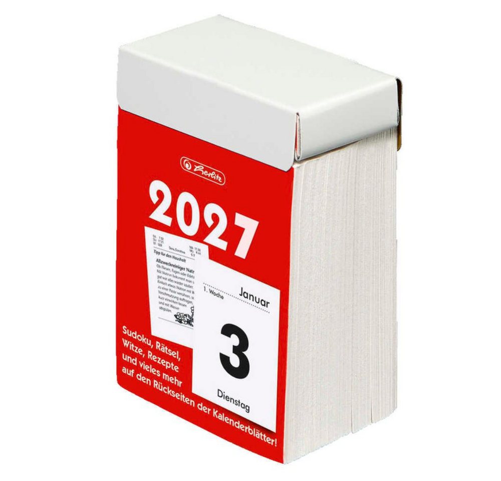 Herlitz Abreißkalender Wandkalender 2027 Gr.3 (5,5 x 8cm) - 1tlg Bild 5