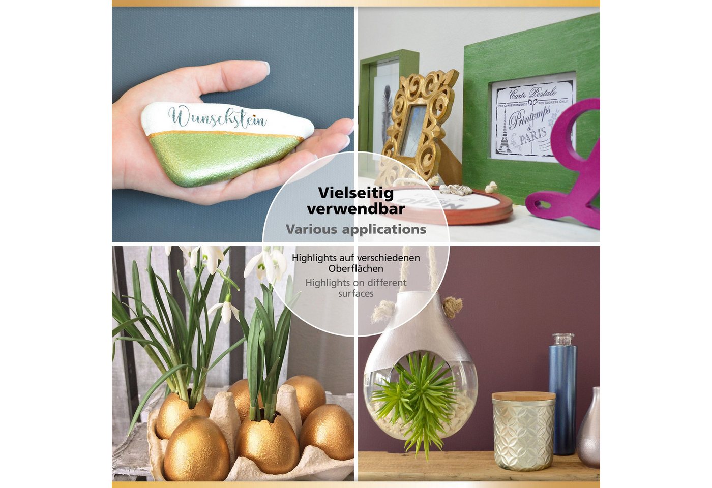 Viva Decor Acrylfarbe ViVA DECOR Maya Gold 45ml - Avocado
