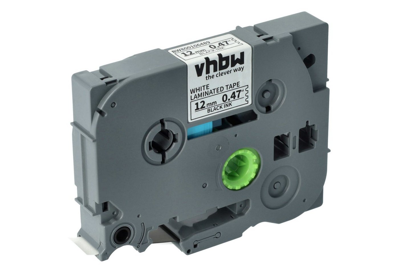 vhbw Beschriftungsband passend für Brother PT E300VP, E300, E115, GL-100, H100, E200, H100LB, Hochwertige Patrone für Ihren Etikettendrucker, Ihr Beschriftungsgerät Bild 2