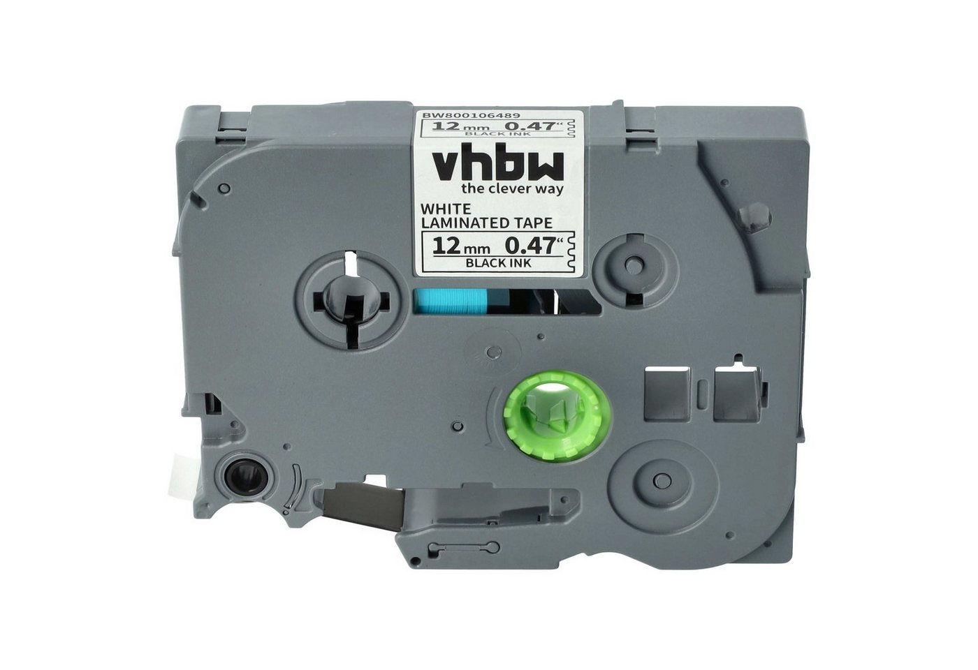 vhbw Beschriftungsband passend für Brother PT E300VP, E300, E115, GL-100, H100, E200, H100LB, Hochwertige Patrone für Ihren Etikettendrucker, Ihr Beschriftungsgerät Bild 4