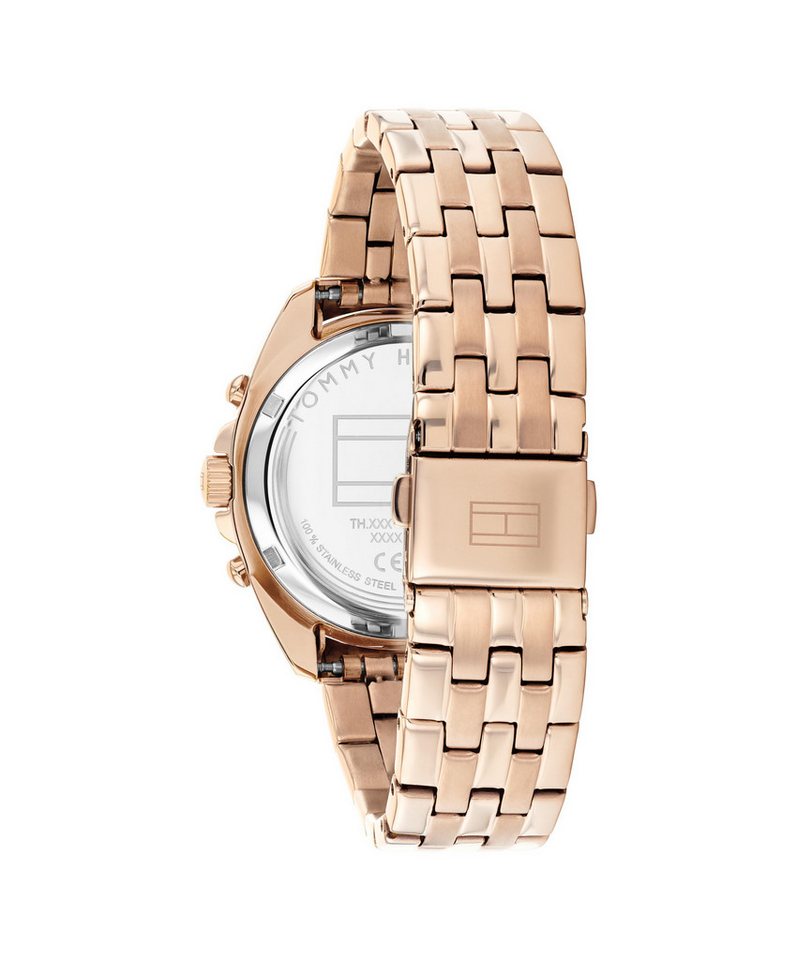 Tommy Hilfiger Multifunktionsuhr MELLIE 1782804, Quarzuhr, Armbanduhr, Damenuhr, Edelstahlarmband, analog Bild 4