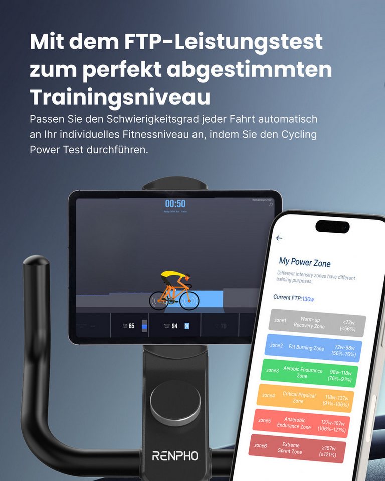 RENPHO Heimtrainer RENPHO AI Smart Bike 2 Bild 3