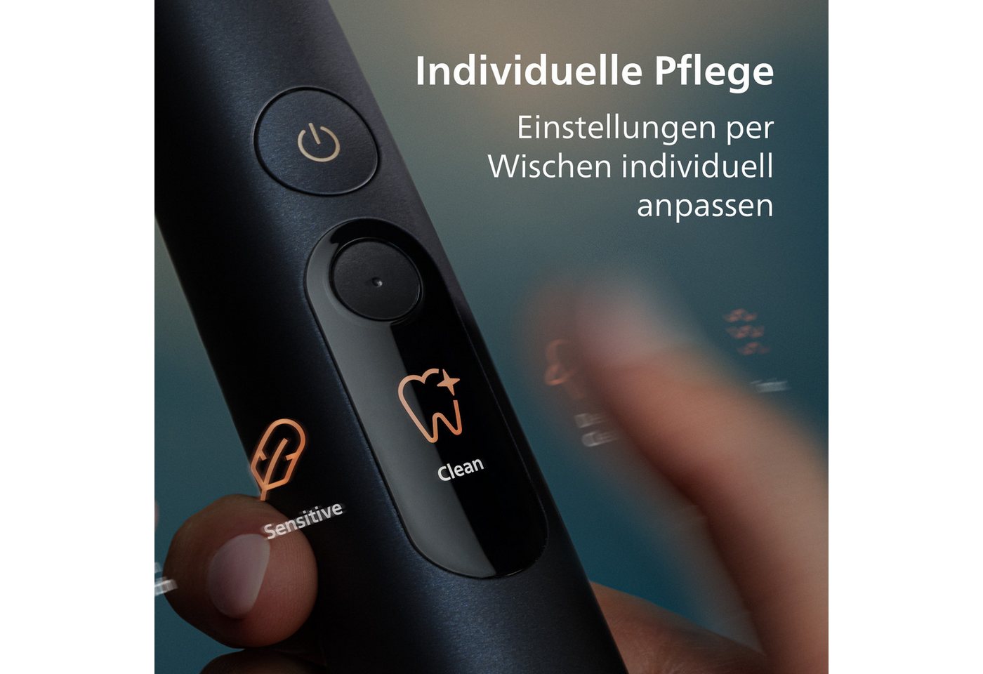 Philips Sonicare Elektrische Zahnbürste DiamondClean 8000 HX8311/12, Aufsteckbürsten: 1 St.