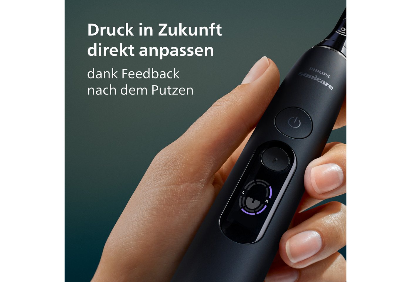 Philips Sonicare Elektrische Zahnbürste DiamondClean 8000 HX8311/12, Aufsteckbürsten: 1 St. Bild 4