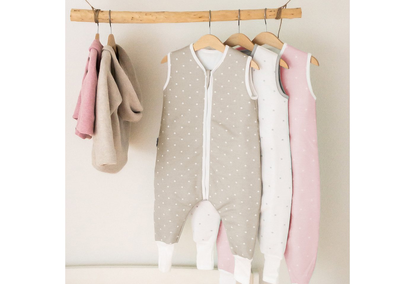 Ehrenkind Babyschlafsack Schlafsack mit Füßen 2.5 TOG, Bio-Baumwolle, Ganzjahr (Standard by OEKO-TEX, 100% Bio-Baumwolle, 2.5 TOG, Ganzjahresschlafsack mit Beinen), Baby Schlafsack, Schlafsack Baby Bild 4