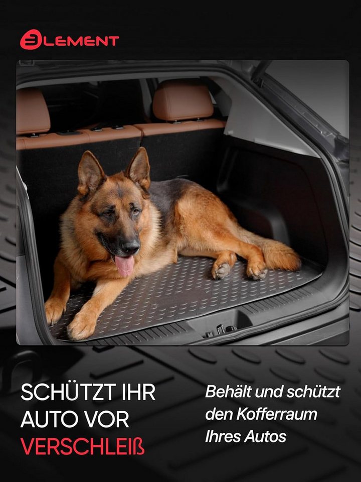 LEMENT Kofferraummatte Laderaumwanne passend für VW T-Roc, ab 2026, oberer Ladeboden (1 St), für Volkswagen T-Roc Pkw, Passgenau Bild 4