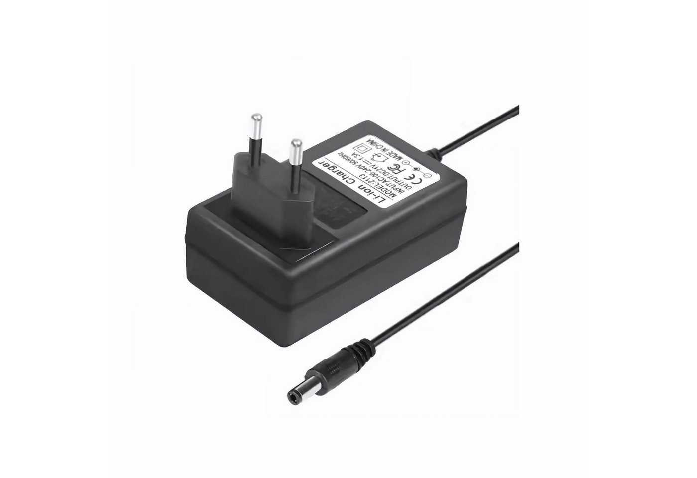 Bolwins P19C DC 16,8V 3A 5.5x2.5mm Netzadapter Li-Ion Batterie Akku Ladegerät Batterie-Ladegerät (3000 mA, Packung, 1-tlg., 1x 16,8 V 3 A Ladegerät für Li-Ion-Akkupacks, Stabile Spannung, LED-Statusanzeige, integrierter Schutz)