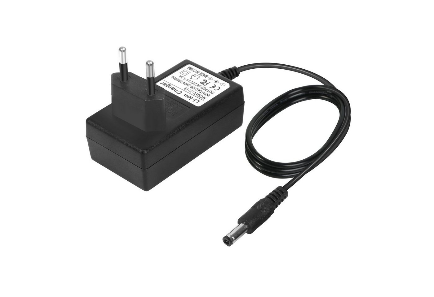 Bolwins P19C DC 16,8V 3A 5.5x2.5mm Netzadapter Li-Ion Batterie Akku Ladegerät Batterie-Ladegerät (3000 mA, Packung, 1-tlg., 1x 16,8 V 3 A Ladegerät für Li-Ion-Akkupacks, Stabile Spannung, LED-Statusanzeige, integrierter Schutz) Bild 2