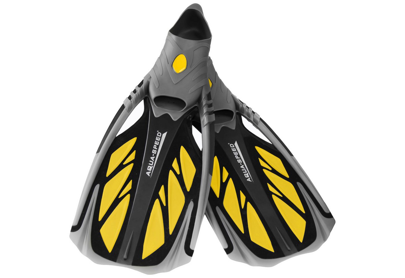 Aqua Speed Flosse INOX – Ergonomisches Design für besten Sitz Größe 46/47 (Schwimmflossen mit kraftsparendem Design & hohem Tragekomfort), Komfortabel & flexibel – Passt sich jeder Fußform an Bild 3