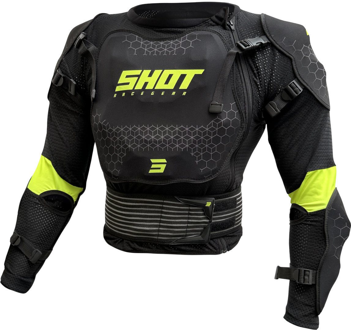Shot Protektorenjacke Optimal 2.0 Protektorenjacke, Atmungsaktiv Belüftet belüftet protektoren Bild 2