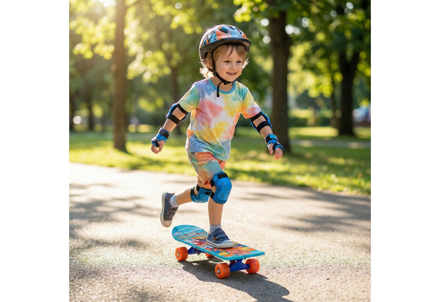 PAW PATROL Skateboard Paw Patrol Chase & Marshall Skateboard 42 cm, rutschfest, bis 20 kg Bild 2