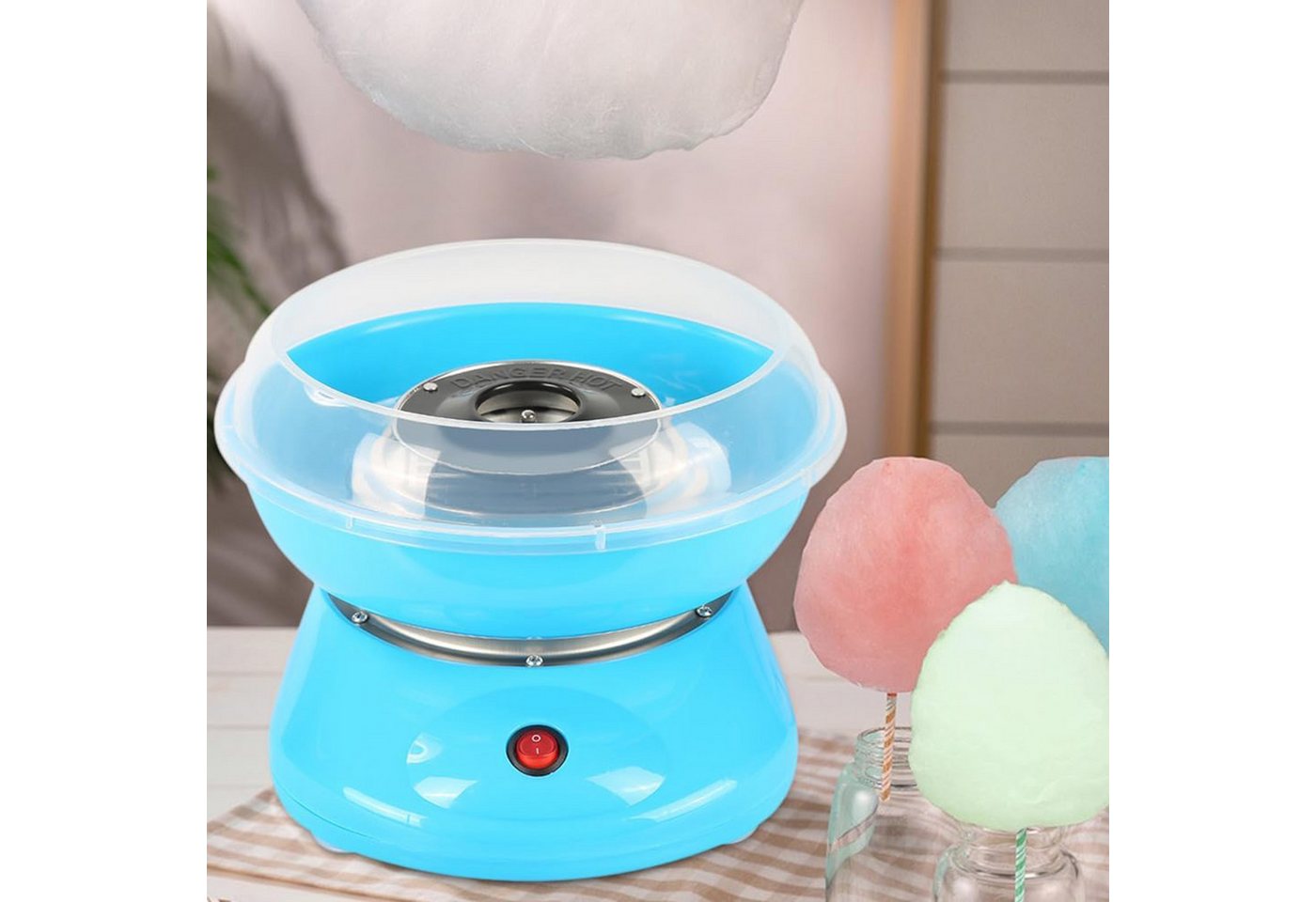 ibettertec Zuckerwattemaschine Zuckerwattemaschine, Heim Zuckerwattemaschine, Gerät für Zuckerwatte, einfache Bedienung, schnelle Herstellung von Zuckerwatte Bild 4