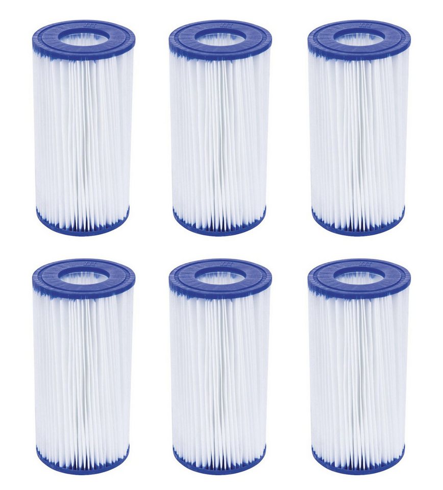 Bestway Pool-Filterkartusche 6er Set Bestway Filterkartusche Poolfilter Filterpatrone Bild 5