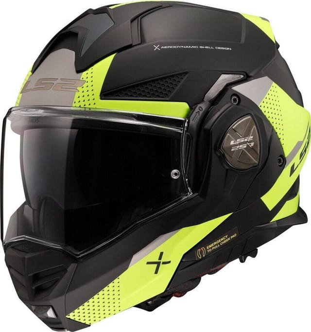 LS2 Motorradhelm FF901 Advant X Oblivion Klapphelm, Bluetooth